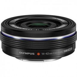 OLYMPUS M.ZUIKO DIGITAL ED 14-42mm F3.5-5.6 EZ BLACK - GARANZIA POLYPHOTO ITALIA | Fcf Forniture Cine Foto