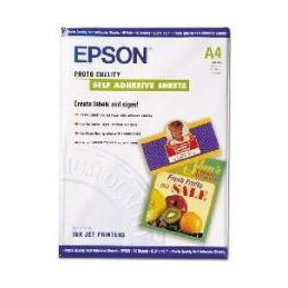 EPSON A4 SELF ADESIVE PHOTO PAPER 10 FOGLI | Fcf Forniture Cine Foto