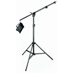 MANFROTTO 420B BOOMSTAND/STATIVO A GIRAFFA - NERO | Fcf Forniture Cine Foto