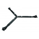 MANFROTTO 165MV BASE A STELLA NERA PER TREPPIEDI CON DOPPIO PUNTALE | Fcf Forniture Cine Foto