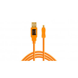 TETHER TOOLS CU8015 USB 2.0 A TO MINI B 8 PIN 4.5mt | Fcf Forniture Cine Foto
