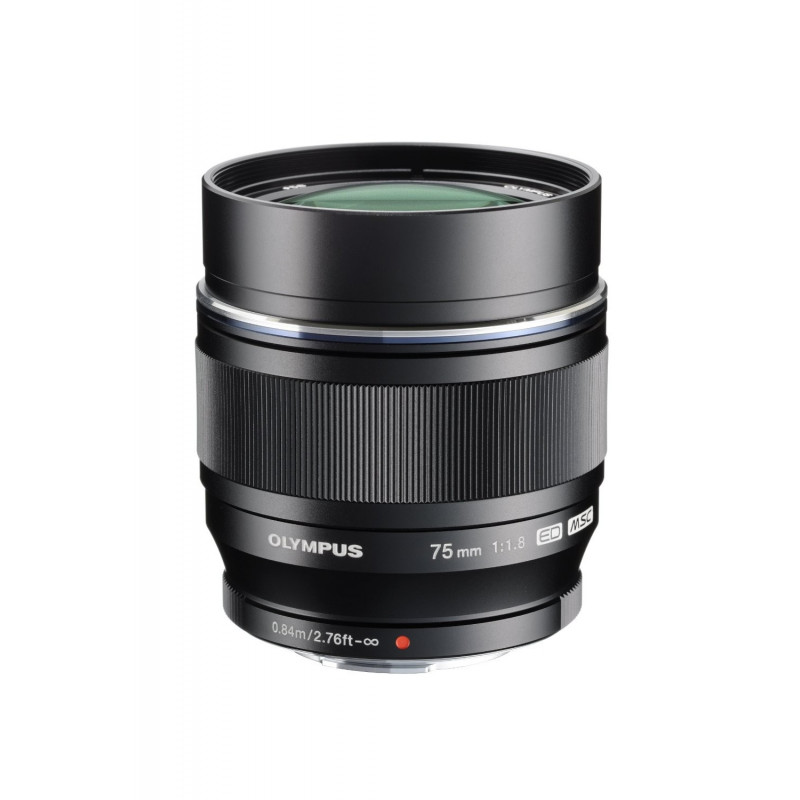 OLYMPUS M.ZUIKO DIGITAL ED 75mm F1.8 BLACK - GARANZIA POLYPHOTO ITALIA | Fcf Forniture Cine Foto