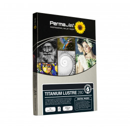 PERMAJET A4 TITANIUM LUSTRE METALLIC 280 25 FOGLI | Fcf Forniture Cine Foto