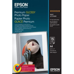 EPSON A4 PREMIUM GLOSSY PHOTO PAPER 15 FOGLI | Fcf Forniture Cine Foto