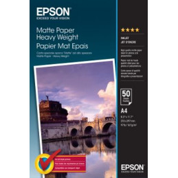 EPSON A4 MATTE PAPER HEAVY WEIGHT 50 FOGLI | Fcf Forniture Cine Foto