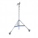 FOTOBESTWAY FPT-3607 HEAVY DUTY STAND WITH WHEEL OVERHEAD | Fcf Forniture Cine Foto Milano