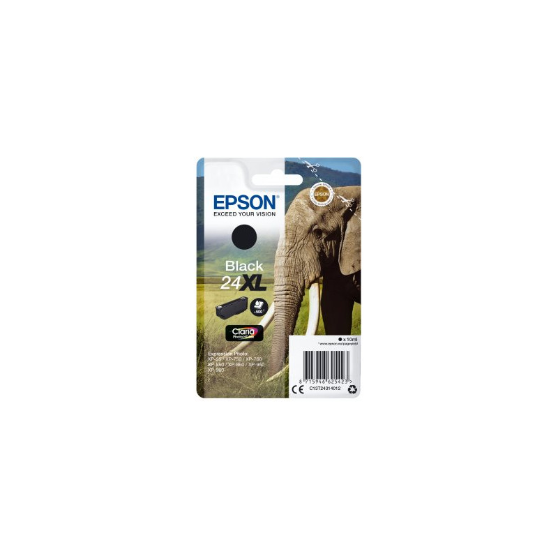 EPSON C13T24314012 NERO 24XL ELEFANTE | Fcf Forniture Cine Foto