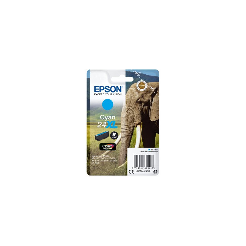 EPSON C13T24324012 CIANO 24XL ELEFANTE | Fcf Forniture Cine Foto