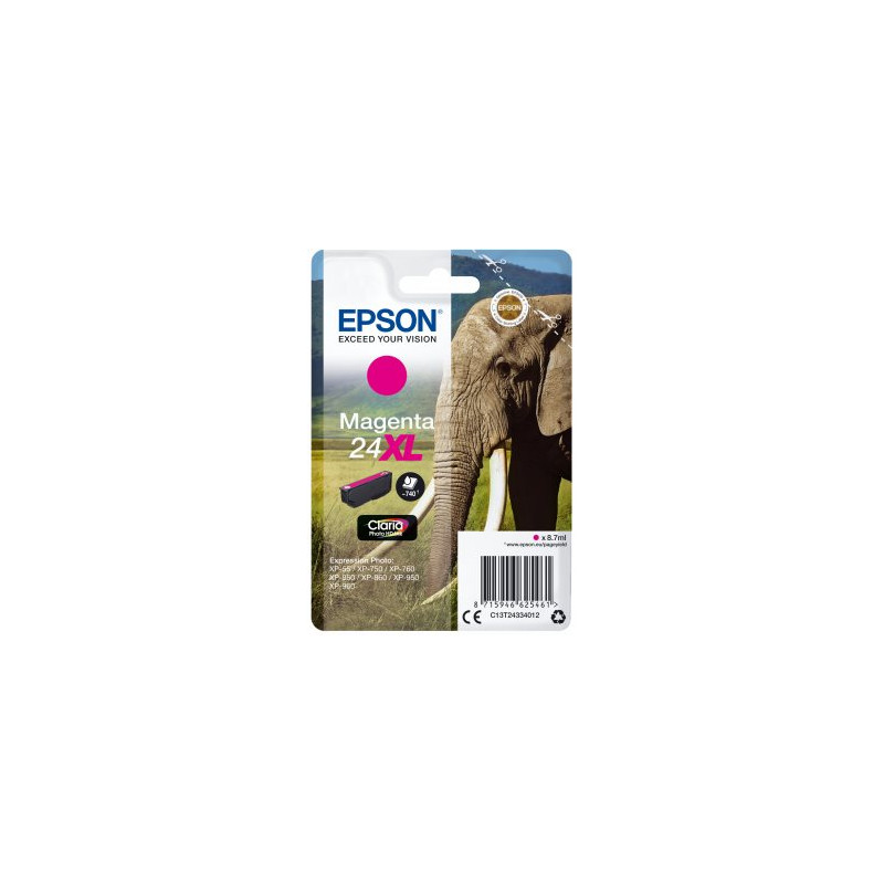 EPSON C13T24334012 MAGENTA 24XL ELEFANTE | Fcf Forniture Cine Foto