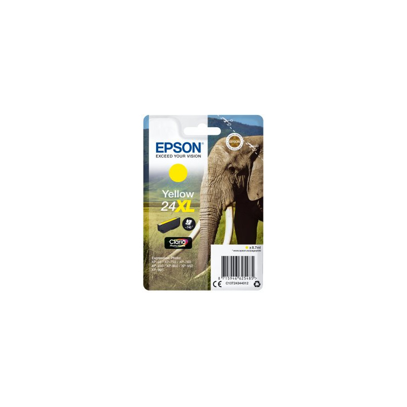 EPSON C13T24344012 GIALLO 24XL ELEFANTE | Fcf Forniture Cine Foto