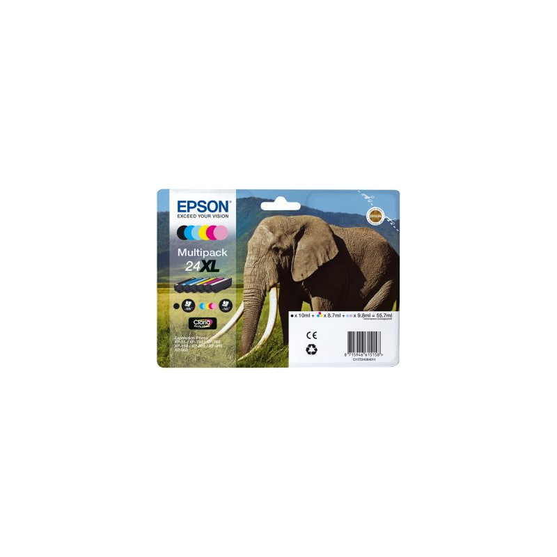 EPSON C13T24384011 MULTIPACK 24XL ELEFANTE | Fcf Forniture Cine Foto