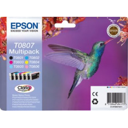 EPSON C13T08074011 MULTIPACK 6 COLORI COLIBRI' | Fcf Forniture Cine Foto