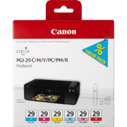 CANON MULTIPACK PGI-29 C/M/Y/PC/PM/R | Fcf Forniture Cine Foto