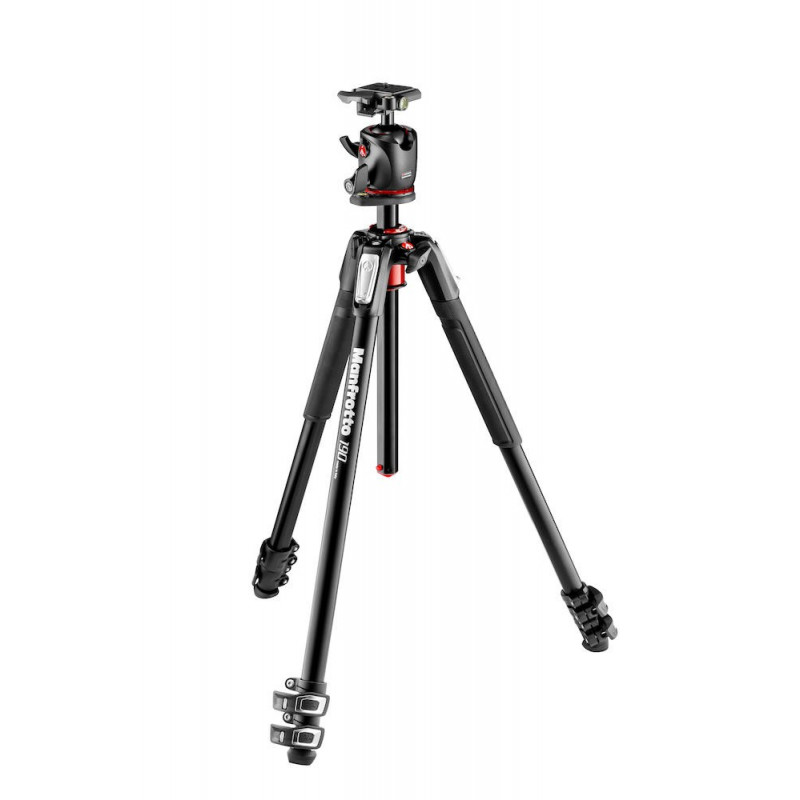 MANFROTTO MK190XPRO3-BHQ2 KIT 190 ALLUMINIO 3 SEZIONI CON TESTA A SFERA | Fcf Forniture Cine Foto