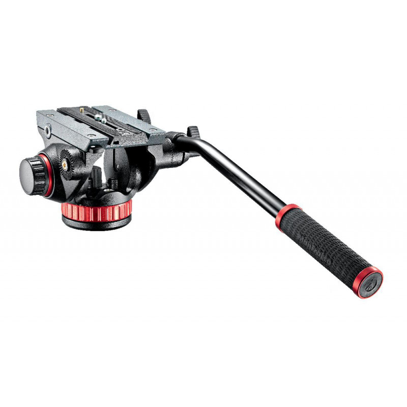 MANFROTTO MVH502AH TESTA VIDEO CON BASE PIATTA, 1 LEVA FISSA | Fcf Forniture Cine Foto