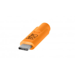 TETHERTOOLS CUC2615-ORG USB-C TO USB 2.0 MINI B 8 PIN 4.5mt | Fcf Forniture Cine Foto