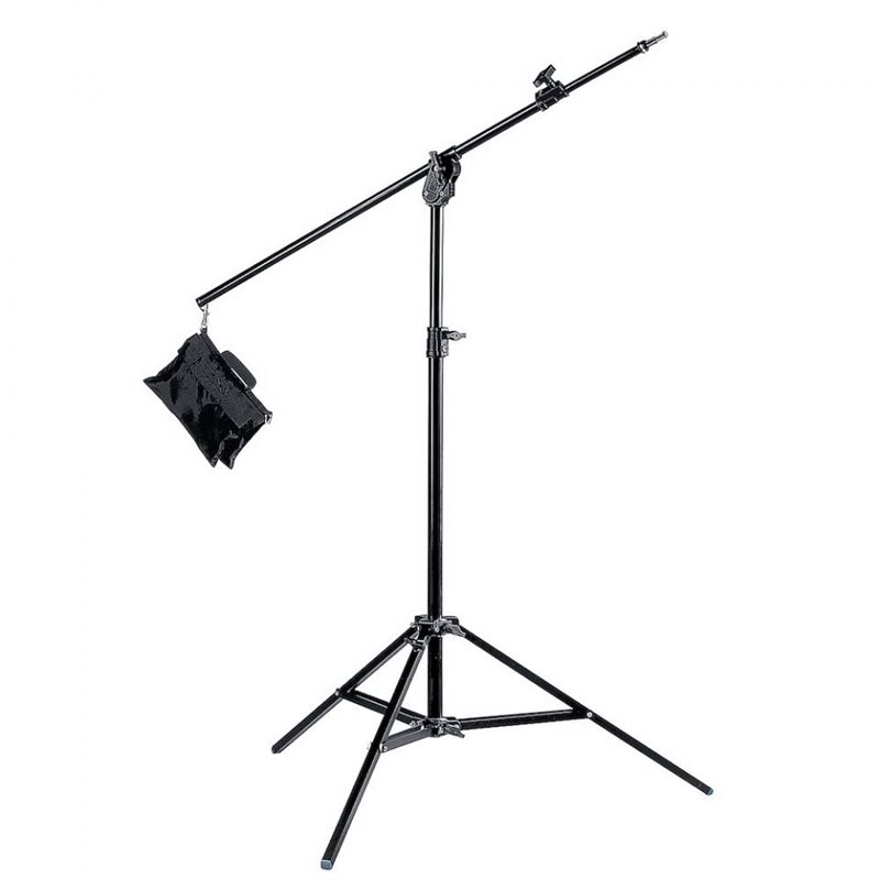 AVENGER A4041B STATIVO COMBI BOOM BABY ALU NERO 392CM CON BORSA | Fcf Forniture Cine Foto