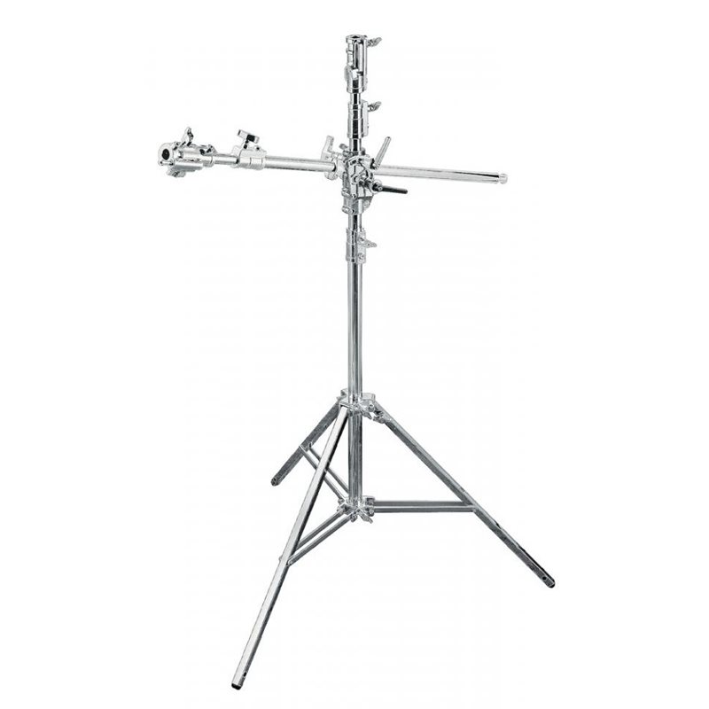 AVENGER A4050CS STATIVO COMBI BOOM JUNIOR 50 ACCIAIO CROMATO 500CM | Fcf Forniture Cine Foto