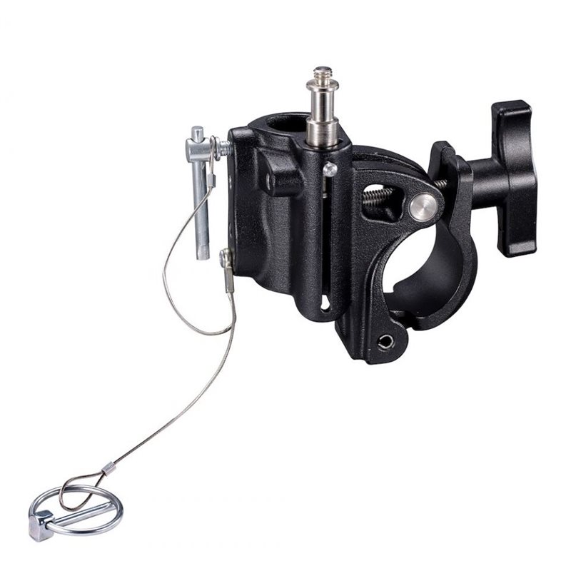 AVENGER C345BK-1 BARREL CLAMP CON MANOPOLA A T NERO | Fcf Forniture Cine Foto