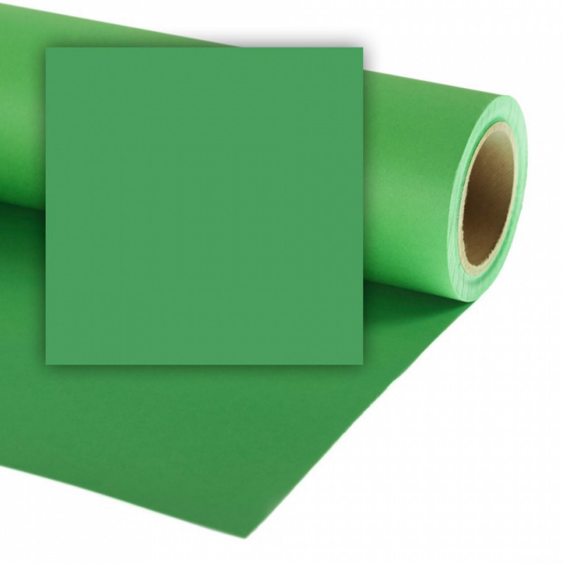 COLORAMA 533 CHROMAGREEN FONDALI IN CARTA 1.35X11 | Fcf Forniture Cine Foto