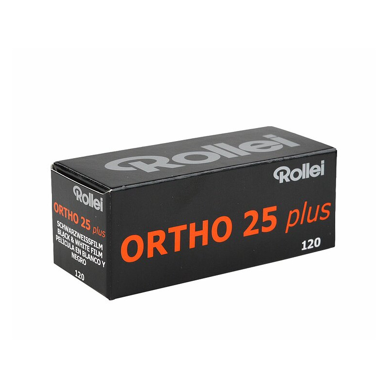 ROLLEI ORTHO 25 PLUS 120 25 ISO RULLINO SINGOLO | Fcf Forniture Cine Foto