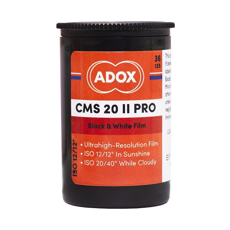 ADOX CMS 20 II PRO 135/36 20 ISO RULLINO SINGOLO | Fcf Forniture Cine Foto
