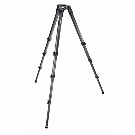 Manfrotto MVK612TWINGA Nitrotech Testa Fluida per Riprese Video con Treppiede a Doppio Tubo in Alluminio con Stella a Terra per DSLR, Fotocamere Mirrorless, Videocamere e Cinecamera, Portata 12 kg