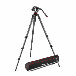 MANFROTTO MVK504XCTALL TESTA VIDEO FLUIDA 504X E TREPPIEDE TUBO SINGOLO CARBONIO 536 | Fcf Forniture Cine Foto