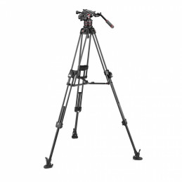 MANFROTTO MVK612TWINFC NITROTECH SERIE 612 E TREPPIEDE 645 FAST DOPPIO TUBO CARBON | Fcf Forniture Cine Foto