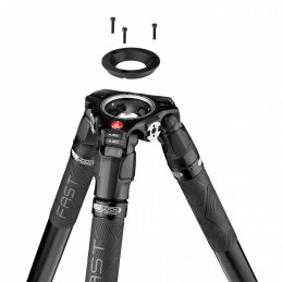 MANFROTTO MVTSNGFC TREPPIEDE 635 FAST TUBO SINGOLO FIBRA DI CARBONIO | Fcf Forniture Cine Foto