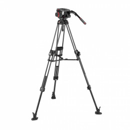 MANFROTTO MVK509TWINFC MANFROTTO 509 PRO TESTA VIDEO TREPPIEDE 645 FAST TWIN CARBON | Fcf Forniture Cine Foto