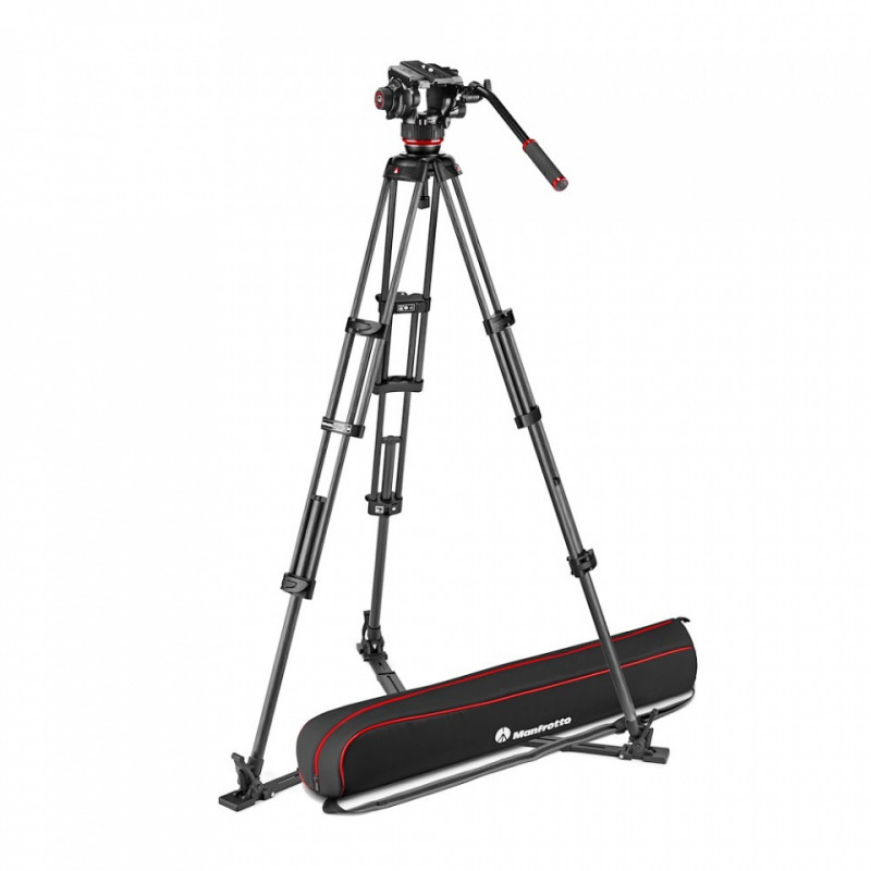 MANFROTTO MVK504XTWINGC TESTA VIDEO FLUIDA 504X E TREPPIEDE 2 TUBI IN FC CON SC | Fcf Forniture Cine Foto