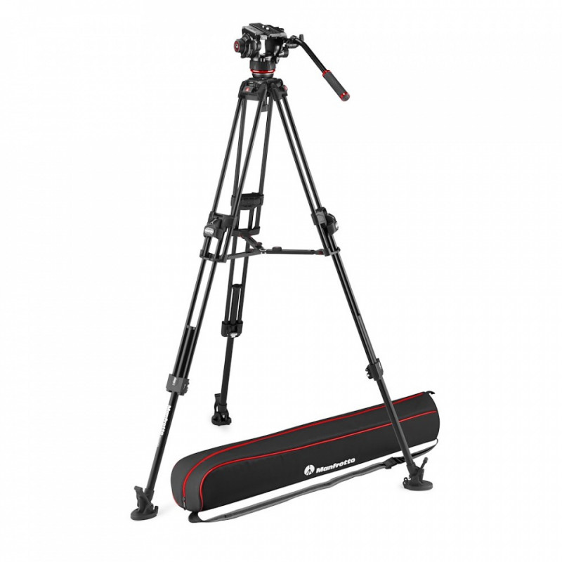 MANFROTTO MVK504XTWINFA TESTA VIDEO FLUIDA 504X TREPPIEDE 2 TUBI ALL. 645 FAST | Fcf Forniture Cine Foto