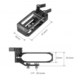 SMALLRIG 814 SUPPORTO PER LACIE RUGGED SSD PER CAGE | Fcf Forniture Cine Foto