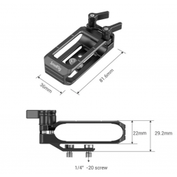 SMALLRIG 2814 SUPPORTO PER LACIE RUGGED SSD PER CAGE | Fcf Forniture Cine Foto