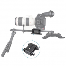 SMALLRIG 1798 PIASTRA BASE CON DOPPIO MORSETTO | Fcf Forniture Cine Foto