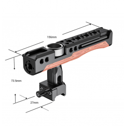 SMALLRIG HTN2362 MANIGLIA ROTANTE CON AGGANCIO NATO | Fcf Forniture Cine Foto