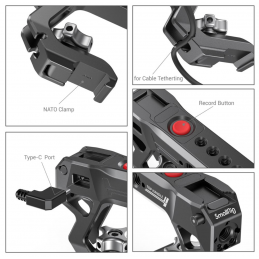 SMALLRIG HTN2670 TOP HANDLE NATO CON CONTROLLO REMOTO PER FOTOCAMERE SONY MIRRORLESS | Fcf Forniture Cine Foto