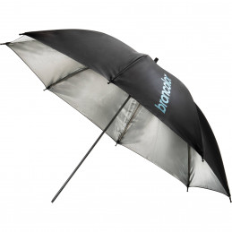 BRONCOLOR UMBRELLA SILVER/BLACK 105cm | Fcf Forniture Cine Foto