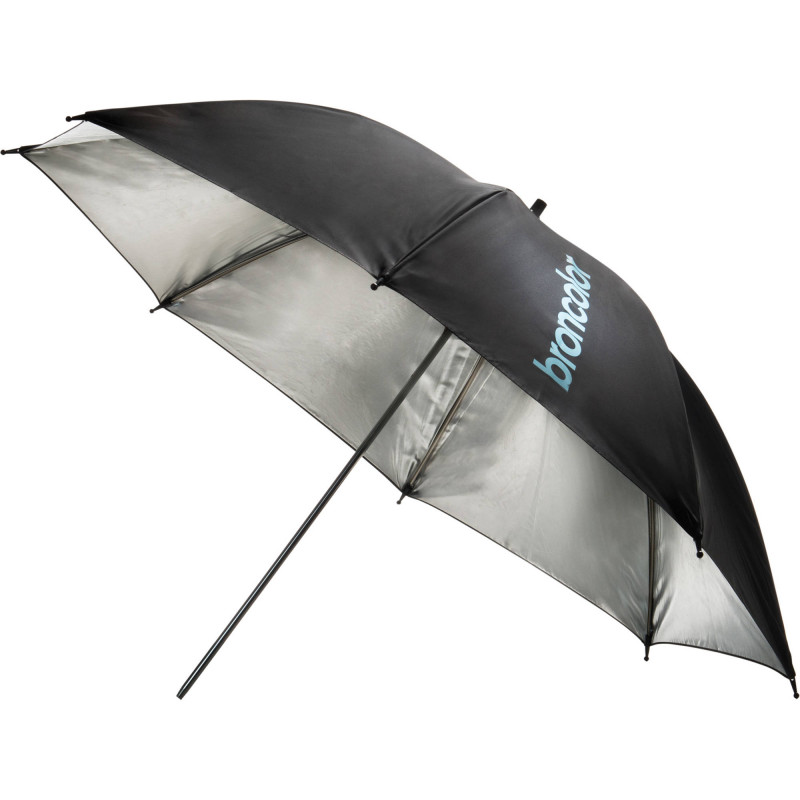 BRONCOLOR UMBRELLA SILVER/BLACK 105cm | Fcf Forniture Cine Foto