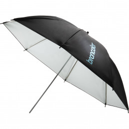 BRONCOLOR UMBRELLA WHITE/BLACK 105cm | Fcf Forniture Cine Foto