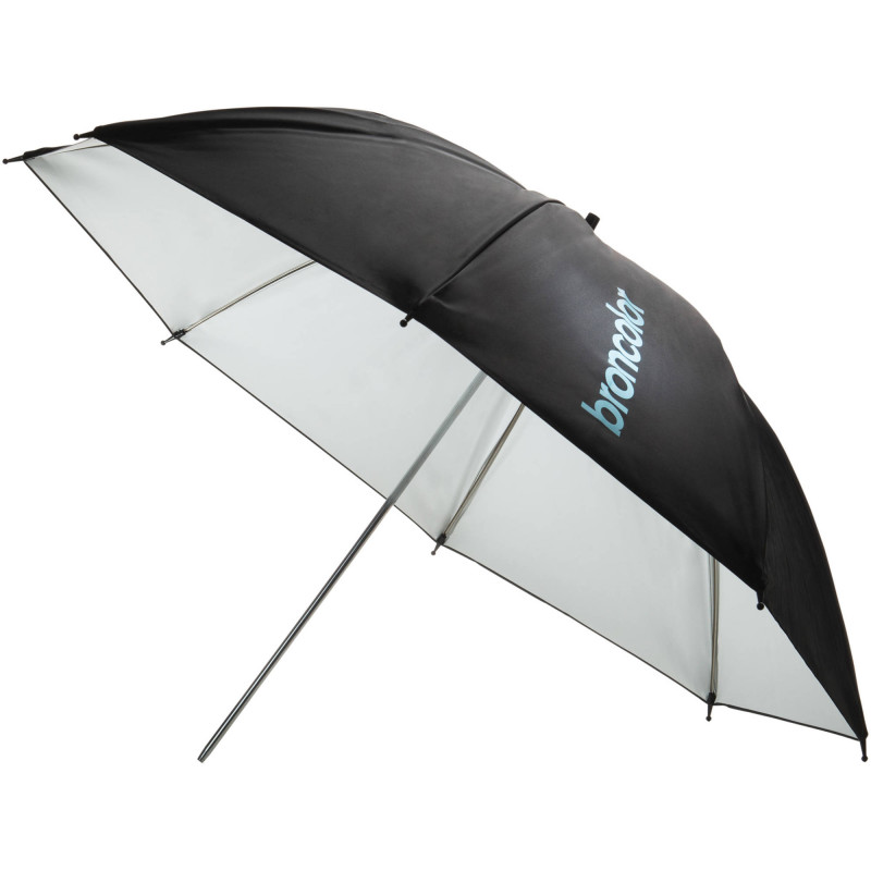 BRONCOLOR UMBRELLA WHITE/BLACK 85cm | Fcf forniture Cine Foto