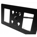 NANLITE HD-T12-4-BHG PIASTRA HOLDER PER 4 TUBI PAVOLITE CON TESTA A SFERA | Fcf Forniture Cine Foto Milano