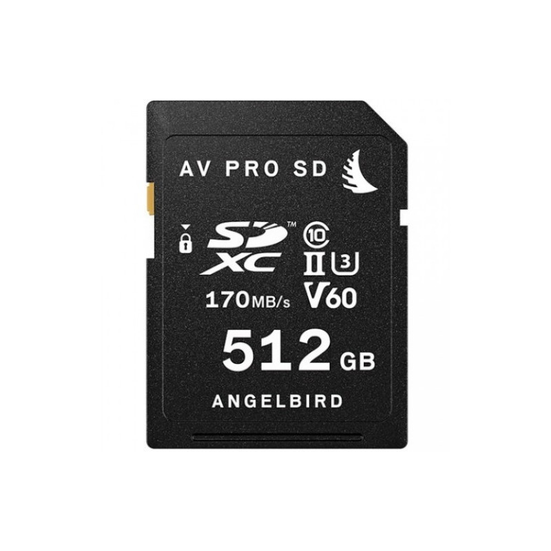 ANGELBIRD 512GB V60 AV PRO MK2 UHS-II SDXC | Fcf Forniture Cine Foto