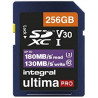 INTEGRAL 256GB V30 SDXC 180MB/S | Fcf Forniture Cine Foto
