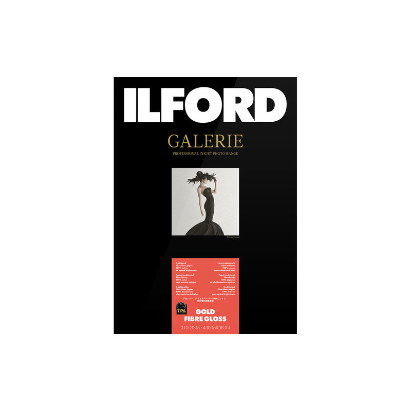 ILFORD A4 GOLD FIBRE GLOSS 25 FOGLI 310GSM | Fcf Forniture Cine Foto