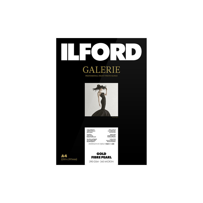 ILFORD 13X18 GOLD FIBRE PEARL 50 FOGLI 290GSM | Fcf Forniture Cine Foto