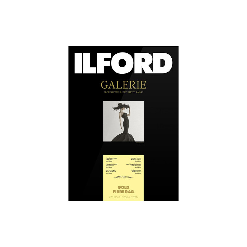 ILFORD A3+ GOLD FIBRE RAG 25 FOGLI 270GSM | Fcf Forniture Cine Foto