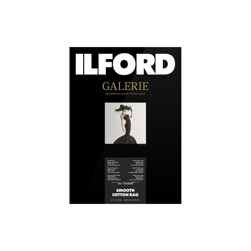 ILFORD A4 SMOOTH COTTON RAG 25 FOGLI 310GSM | Fcf Forniture Cine Foto