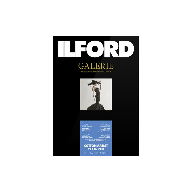 ILFORD A4 COTTON ARTIST TEXTURED 25 FOGLI 310GSM | Fcf Forniture Cine Foto